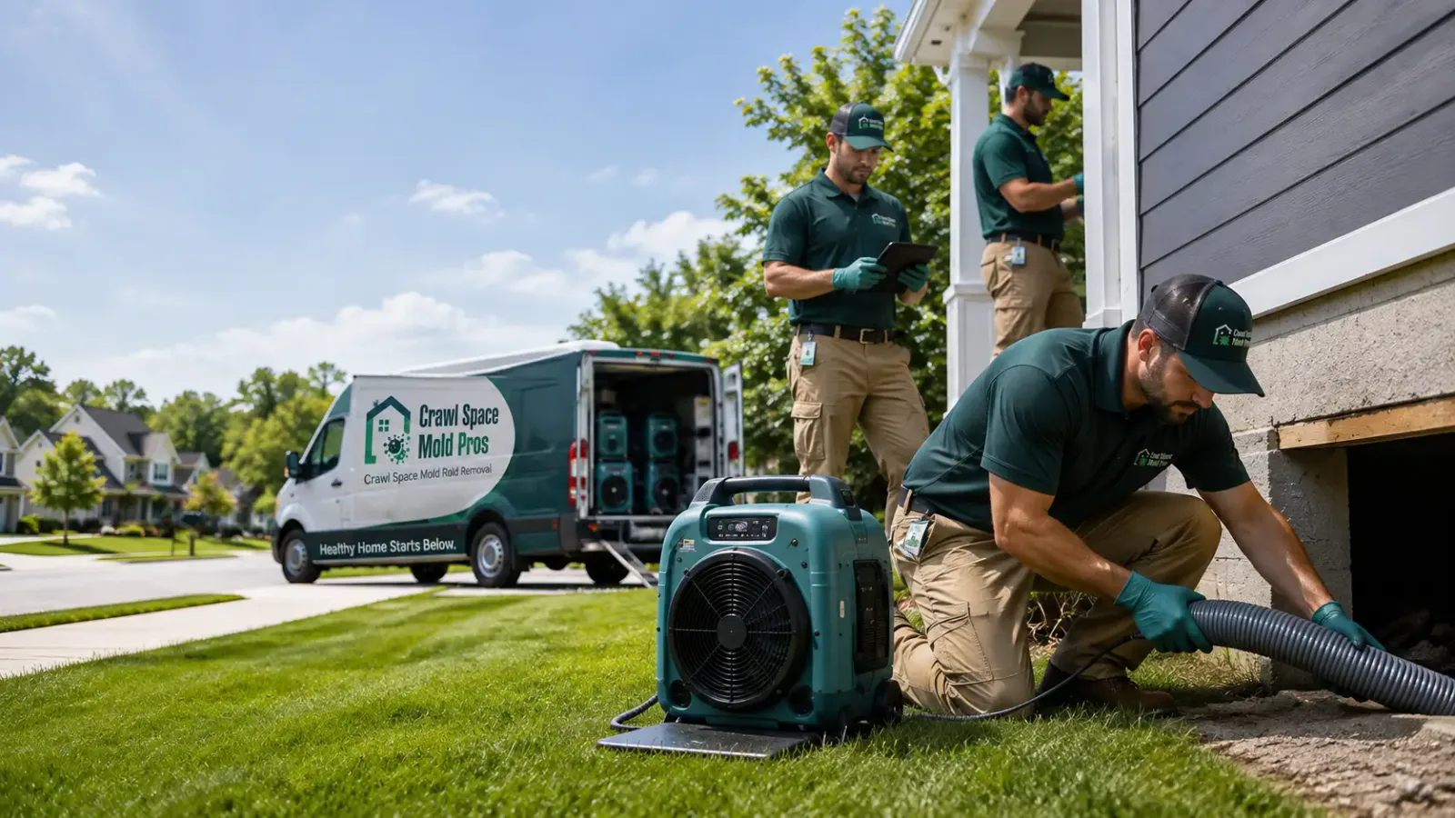 Crawl Space Mold Removal in Weidman, MI